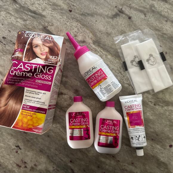 L\'Oreal Casting Creme Gloss 732 Vanilla Conditioning Hair Color *READ*